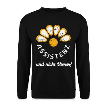 Assistante en travail social Infirmière en éducation curative - Sweat-shirt Unisexe - noir - Devant - Alina (178cm) & Michal (187cm)