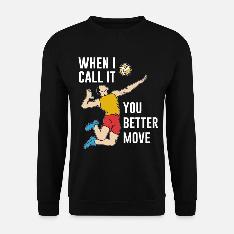 Volleyball Volleyballer - Unisex Pullover - Schwarz