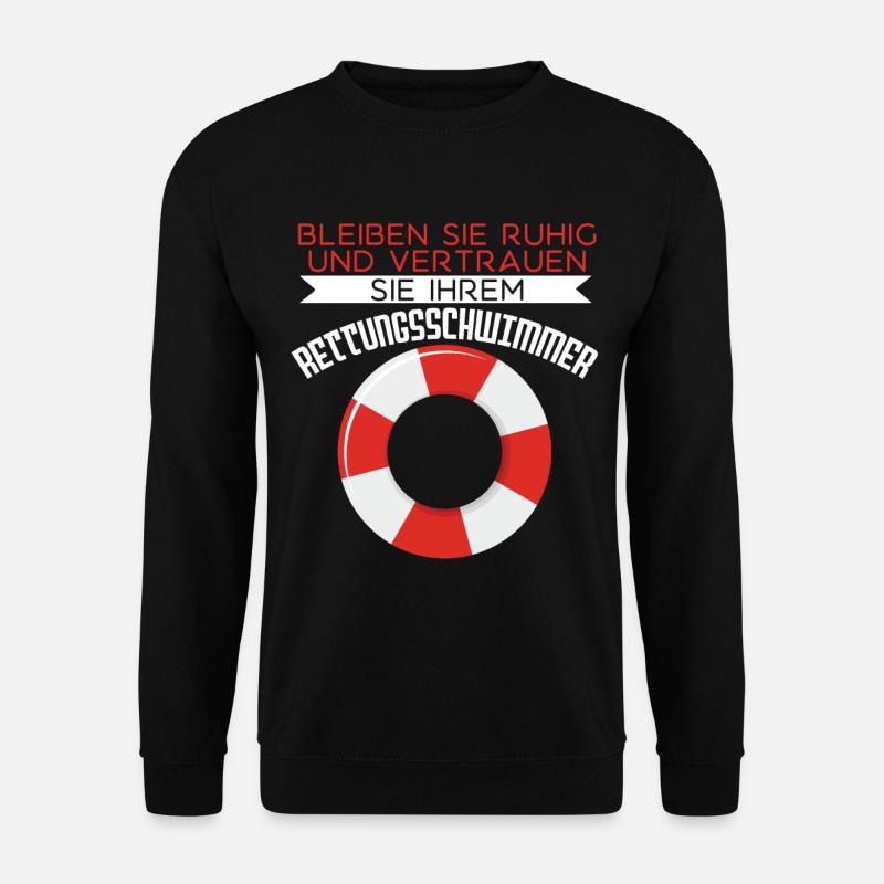 Ich Bin Rettungsschwimmer - Unisex Pullover - Schwarz