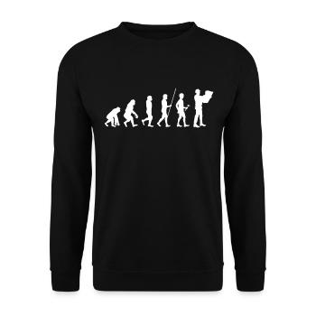 Architect house building - Unisex Sweatshirt - black - Front - Alina (178cm) & Michal (187cm)