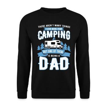 campeur - Sweat-shirt Unisexe - noir - Devant - Alina (178cm) & Michal (187cm)