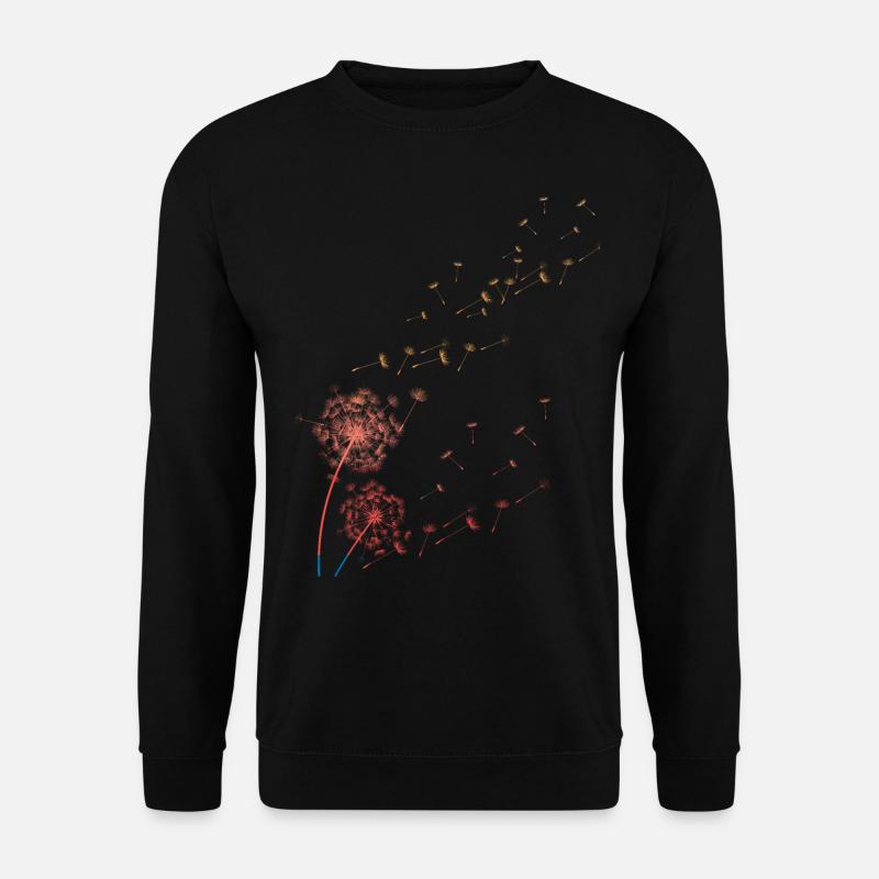 Knäuelgras, Löwenzahn, Pusteblume - Unisex Pullover - Schwarz