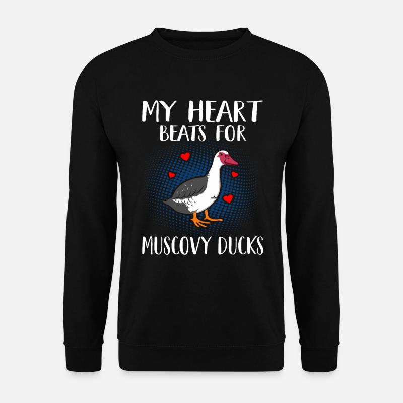 Muscovy Ducks - Unisex Pullover - Schwarz