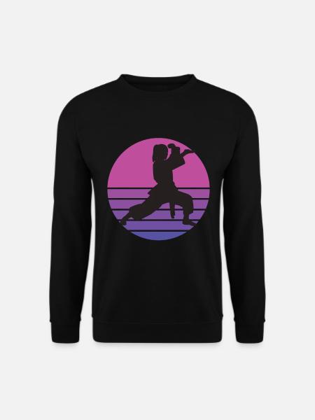 karate karate Mädchen karate Kinder Karate - Unisex Pullover - Schwarz