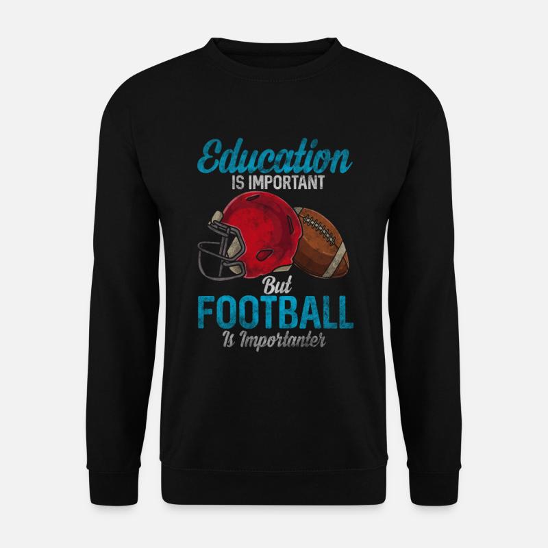 American football - Unisex Pullover - Schwarz