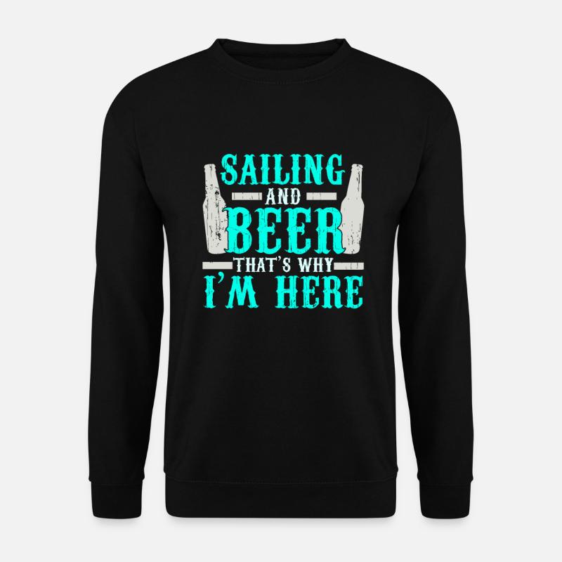 Segeln - Unisex Pullover - Schwarz
