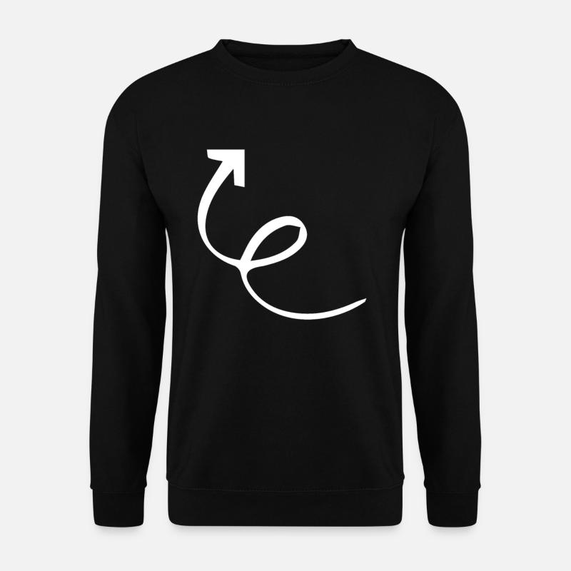 Arrow icon - Unisex Sweatshirt - black