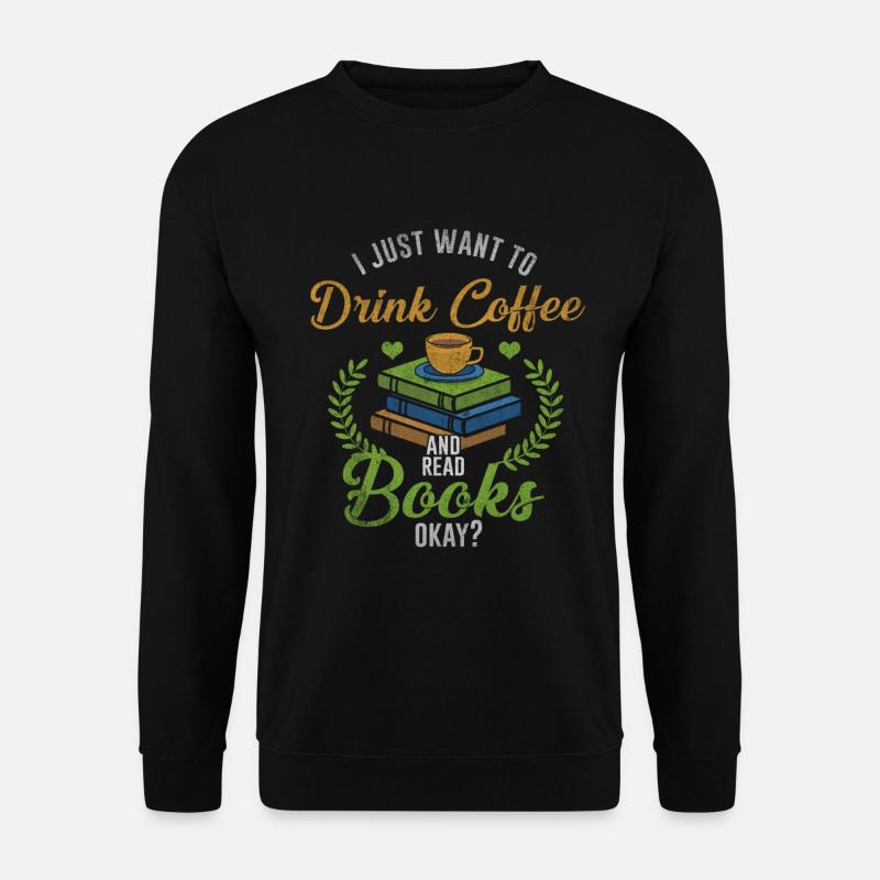 book - Unisex Sweatshirt - black