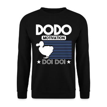 Dodo Dodos Ausgestorben Ornithologie - Unisex Pullover - Schwarz - Vorne - Alina (178cm) & Michal (187cm)