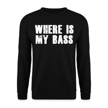 basse - Sweat-shirt Unisexe - noir - Devant - Alina (178cm) & Michal (187cm)