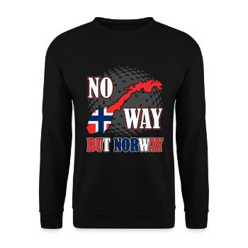 Norway Scandinavia Oslo gift - Unisex Sweatshirt - black - Front - Alina (178cm) & Michal (187cm)