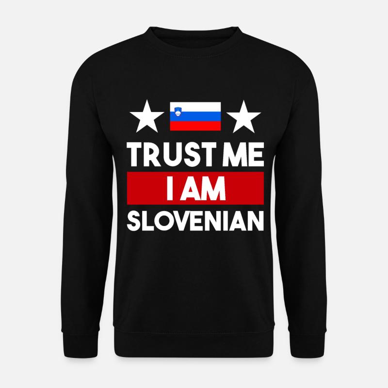 Slowenien! - Unisex Pullover - Schwarz