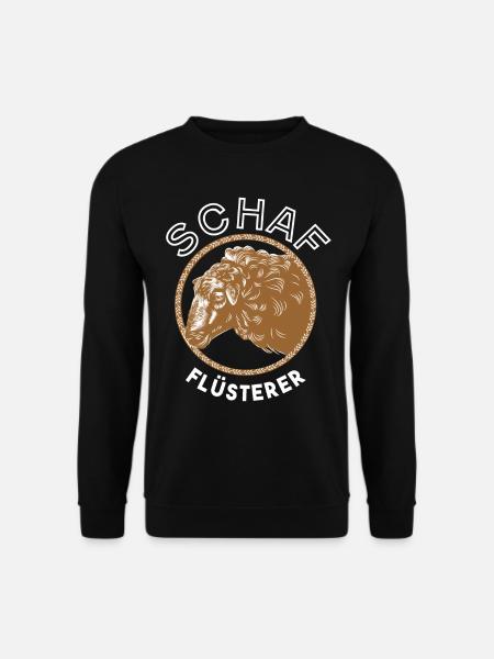 Schafe Schaf Landwirtschaft Geschenk - Unisex Pullover - Schwarz
