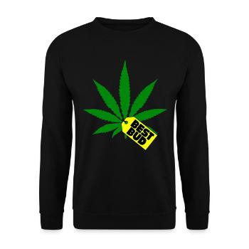 Kiffen Kiffer Gift Kiffer Accessories Kiffenset - Unisex Sweatshirt - black - Front - Alina (178cm) & Michal (187cm)