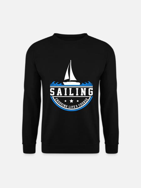 Segeln Geschenk - Unisex Pullover - Schwarz