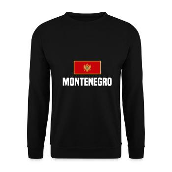 Montenegro! - Unisex Pullover - Schwarz - Vorne - Alina (178cm) & Michal (187cm)