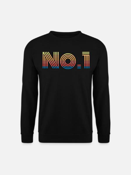 Nummer 1 No 1 - Unisex Pullover - Schwarz