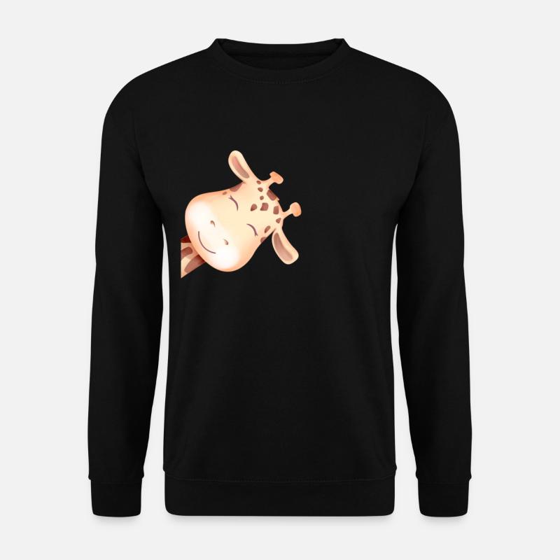 Giraffe - Unisex Pullover - Schwarz