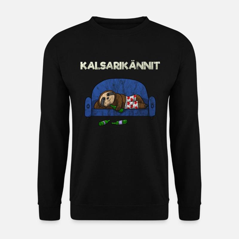 Kalsarikännit - Unisex Pullover - Schwarz