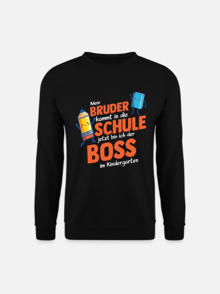 Kinder Kinder Geschenk zur Einschulung Geschwister - Unisex Pullover - Schwarz