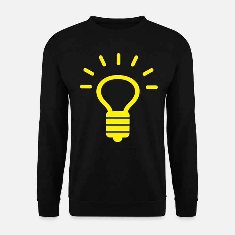 Lightbulb - Unisex Sweatshirt - black