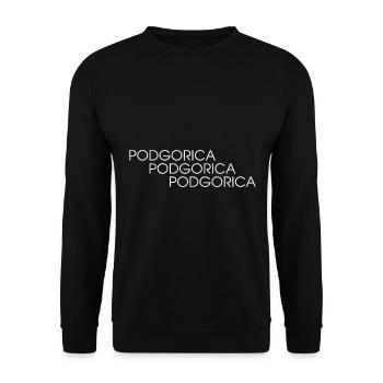 Montenegro! - Unisex Pullover - Schwarz - Vorne - Alina (178cm) & Michal (187cm)