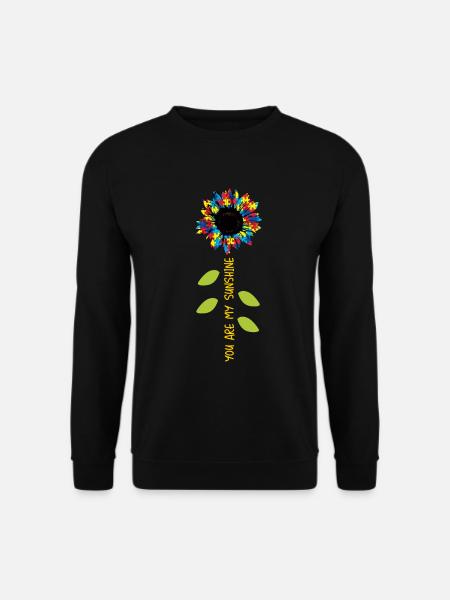 You Are My Sunshine - Sonnenblume Autismus - Unisex Pullover - Schwarz