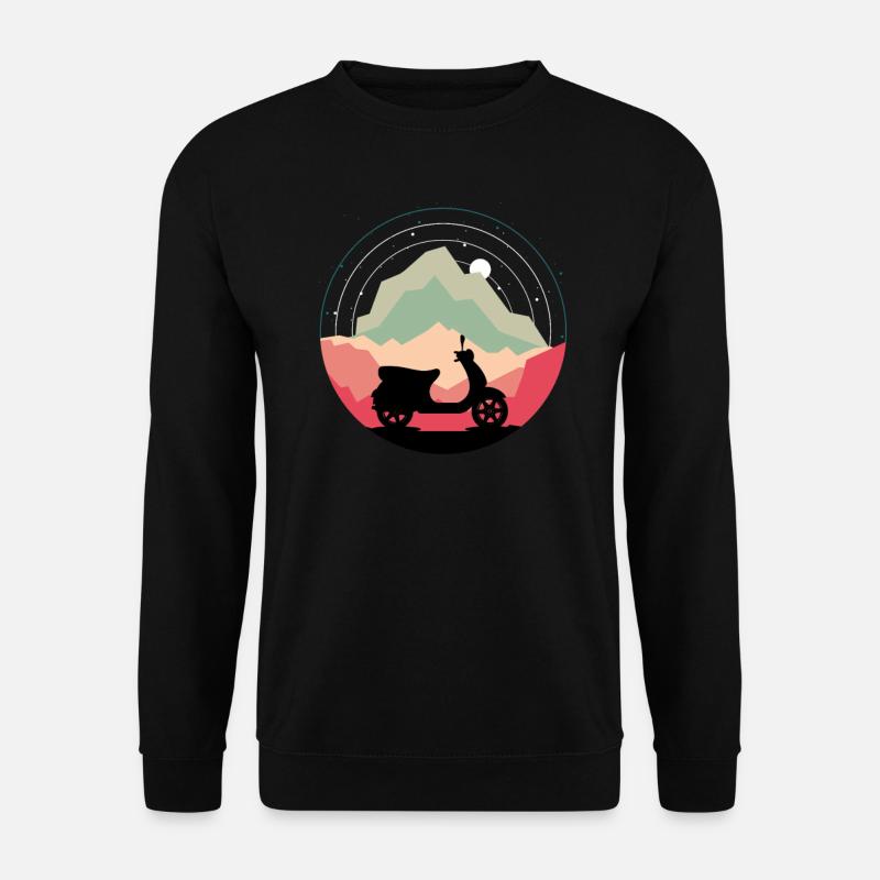 Conception de cyclomoteur fantaisie - Sweat-shirt Unisexe - noir