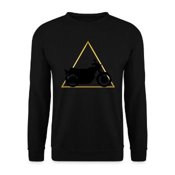 MOTORCYCLE - Unisex Pullover - Schwarz - Vorne - Alina (178cm) & Michal (187cm)