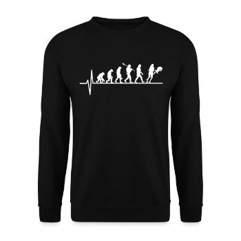 Hobby Horse Hobbyhorse Hobby Horsing Evolution - Sweat-shirt Unisexe - noir - Devant - Alina (178cm) & Michal (187cm)