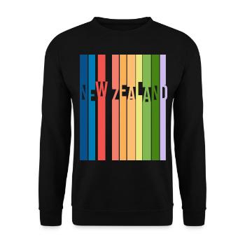 Nouvelle-Zélande - Sweat-shirt Unisexe - noir - Devant - Alina (178cm) & Michal (187cm)