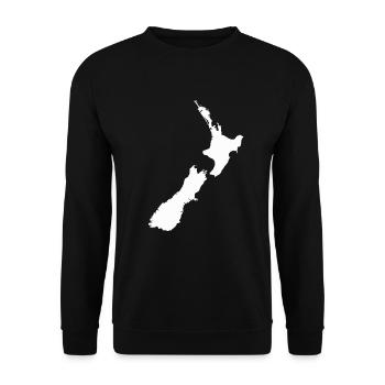 Nouvelle-Zélande! - Sweat-shirt Unisexe - noir - Devant - Alina (178cm) & Michal (187cm)