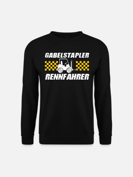 Lagerlogistik Gabelstapler Hubwagen Stapler - Unisex Pullover - Schwarz