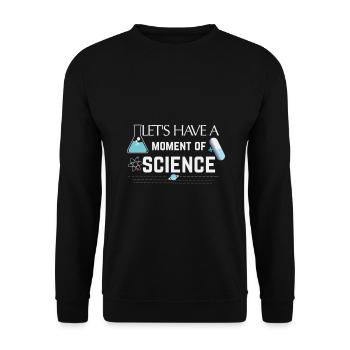 Science - Chimie Physique Nerd Gift - Sweat-shirt Unisexe - noir - Devant - Alina (178cm) & Michal (187cm)