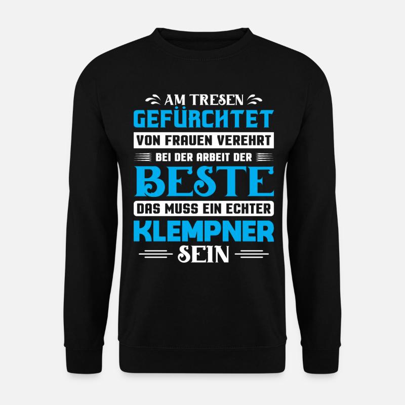 Heizungsbauer Heizungsbau Heizungsinstallateur - Unisex Pullover - Schwarz