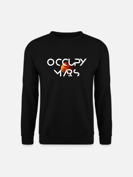Occupy Mars Terraform Design - Unisex Sweatshirt - black