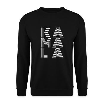 Kamala Harris vote - Unisex Sweatshirt - black - Front - Alina (178cm) & Michal (187cm)