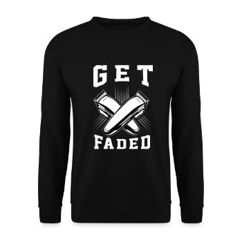 Friseur Bedarf Friseur Pinsel Friseur - Unisex Pullover - Schwarz - Vorne - Alina (178cm) & Michal (187cm)