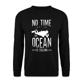 Diving Diver Scuba Apnoe Diving Gift Scuba Diving - Unisex Sweatshirt - black - Front - Alina (178cm) & Michal (187cm)