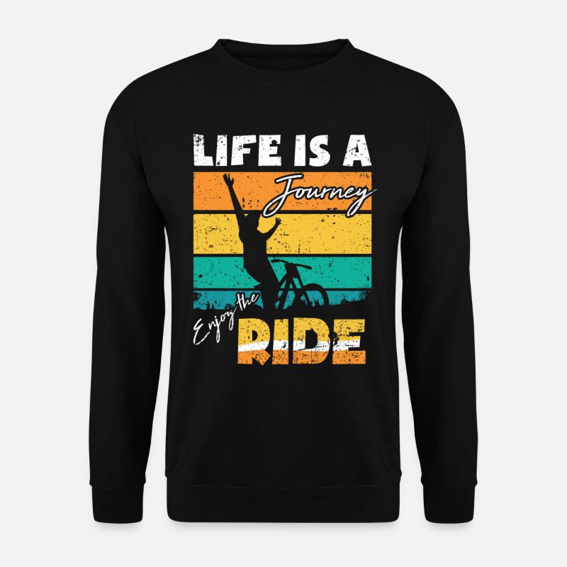 VTT de descente vélo de descente - Sweat-shirt Unisexe - noir