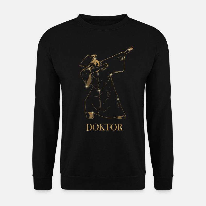 Doktorand Abschluss Doktortitel Dabbing Doktor - Unisex Pullover - Schwarz