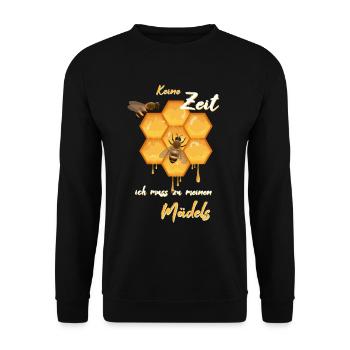 Beekeeper - beekeeper - Unisex Sweatshirt - black - Front - Alina (178cm) & Michal (187cm)