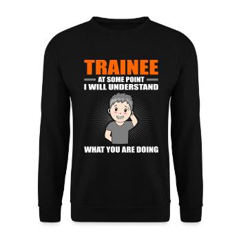 Trainee Poison - Unisex Sweatshirt - black - Front - Alina (178cm) & Michal (187cm)