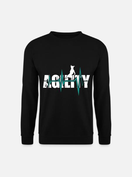 Agility Hunde - Agility - Unisex Pullover - Schwarz