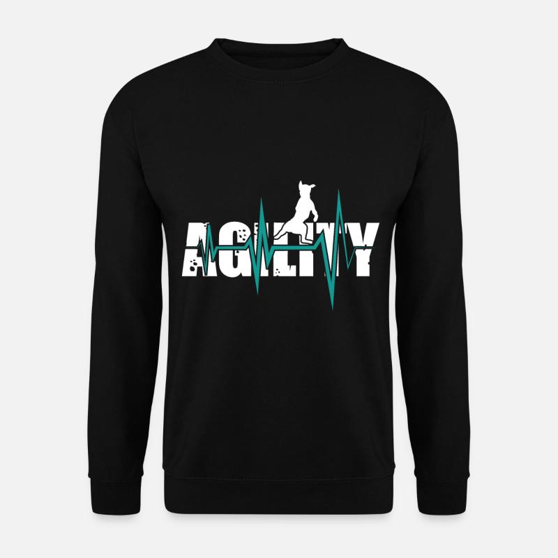 Agility Hunde - Agility - Unisex Pullover - Schwarz