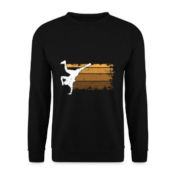 Breakdance kids - Unisex Sweatshirt - black - Front - Alina (178cm) & Michal (187cm)