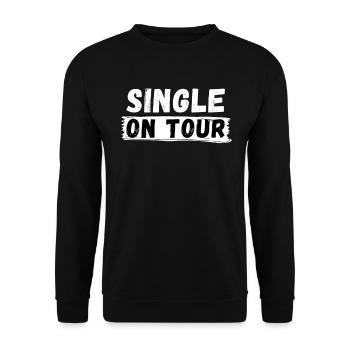 Single on tour - Unisex Sweatshirt - black - Front - Alina (178cm) & Michal (187cm)