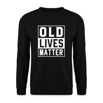 50.geburtstag 50.Geburtstag Mann 50 - Unisex Pullover - Schwarz - Vorne - Alina (178cm) & Michal (187cm)