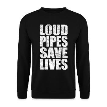 coole Tuning Tuner Geschenkidee Shirt - Unisex Pullover - Schwarz - Vorne - Alina (178cm) & Michal (187cm)