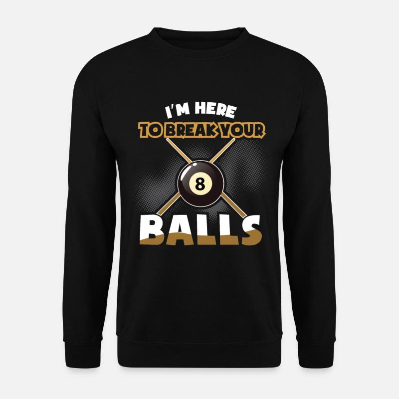 Billard Queue - Billard - Sweat-shirt Unisexe - noir